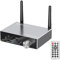 Transmetteur récepteur Bluetooth 5.3 avec télécommande et fonction convertisseur audio DAC pour stéréo domestique