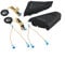 Allthingstore Car Front Door Speaker,A Pillar Tweeter Upgrade Kit Compatible With For BMW 5 Series Models, Boosting Audio