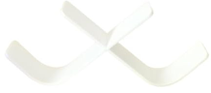 Qianly Eishockeypuck Halter Acryl Regal für Die Präsentation von Pucks, Weiß