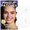 vaneria Tatouage visage taches de rousseur pailletées，8 PCS Glitter Star Freckled Girl,Stick pailleté pour le visage (Rose Gold)