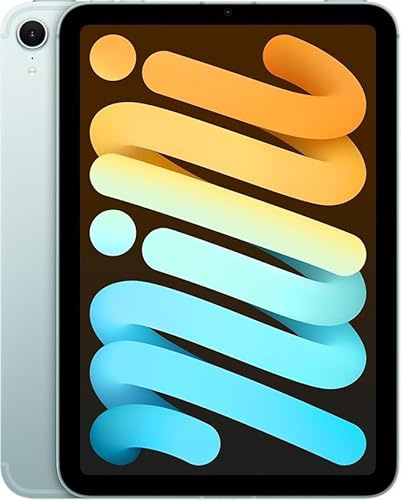 2024 Apple iPad Mini con A17 Pro (8.3-Pollici, Wi-Fi+Cellular, 256GB) - Blu (Ricondizionato)