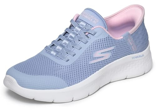 Skechers Women's Go Walk Flex Hands Free Slip-ins-Grand Entry Sneaker, Periwinkle, 2 UK