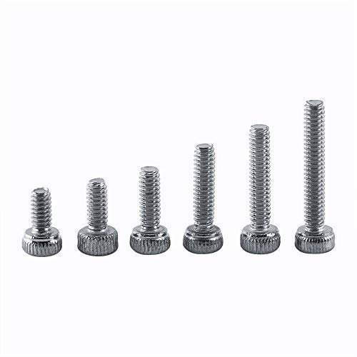 600pcs Schrauben Set Edelstahl M2 Zylinderkopfschrauben Innensechskantschrauben Sechskantmuttern Flache Unterlegscheiben Federringe
