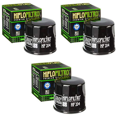 3x Filtri olio Triumph Speed Triple 1050 EFI 05-13 Hiflo HF204