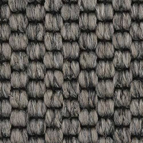 Teppichboden Wohnzimmer und Schlafzimmer mit Sisal in 400 und 500 cm Breite mit Vliesrücken 5,3 mm dick in Grau Braun Flachgewebe Teppich Auslegware