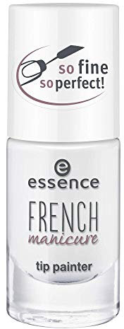 essence cosmetics FRENCH manicure tip painter French Maniküre Nr. 01 it's perfectly fine! weiss aufhellend French Manicure intensiv natürlich ohne Aceton vegan ohne Konservierungsstoffe (8ml)