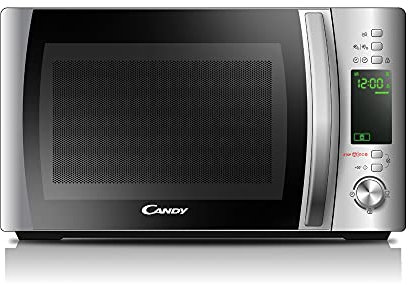 Candy CMXW20DS Piano di lavoro Solo - Microonde (piano di lavoro, Solo microonde, 20 L, 700 W, Pulsanti, Manopola, Nero, Acciaio inossidabile