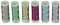Simthreads 6 Colori freschi Filettatura metallica per gioielli fatti a mano, 50M / spool
