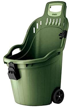CARRIOLA HELPY CART VERDE CON RUOTE 59,5X53 H88,5 ROBUSTA INDISPENSABILE