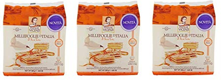 3x Matilde Vicenzi millefoglie 3 basi torta drei Basen für Kuchen kekse 250g