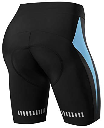 NOOYME Pantalón Corto Ciclismo Mujer Acolchado 4D con Gel - Pantalones Cortos Bicicleta Culotte Ciclismo