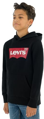 Levi's Kids batwing screenprint hoodie Jungen Schwarz 12 Jahre
