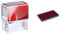 Personalisierbarer Stempel, 7 Zeilen, Colop Printer 60, 76 x 37 mm, für Adresse und soziale Zwecke, Rot