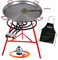Bricolemar Pack Paellero 70cm con Paellera de 90cm + Regulador y Manguera de Butano Homologada + Soporte Reforzado + Espumadera y Delantal Regalo!