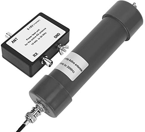 Mini Antenne Active Fouet 10KHz-30MHz Active Antenne avec Câble Portable Numérique à Antenne Active pour Communication Radio