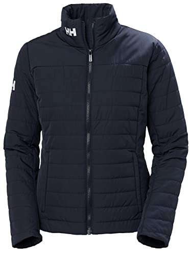 Helly Hansen Femmes Veste isolée W Crew 2.0, Bleu Marine, M