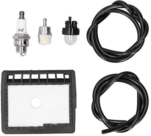 Fdit Kit Filtro Aria & Candela per Echo CS-300 CS-301 CS-305 CS-306 CS-345 CS-3000 Motosega Alta Compatibilità Silicone Durevole, Facile Installazione