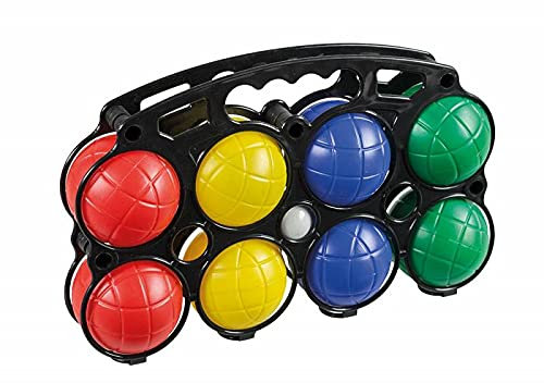 trendmile Premium Boccia Set 8 Bunte Kugeln Spiel mit Tasche
