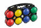 trendmile Premium Boccia Set 8 Bunte Kugeln Spiel mit Tasche