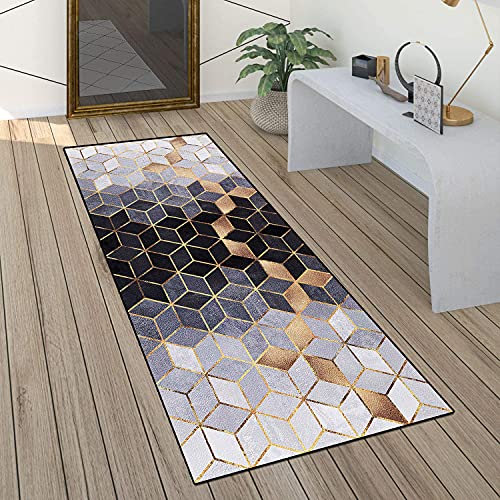 ACUY Alfombras por Metros 100x460cm Alfombra Vinilo Cocina Diseño Moderno para Pasillo Cocina Sala de Estar Dormitorio