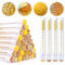 EBANKU 40 Stück Gelbe Diamant Leere Mascara Tube Set, Wimpernbürste für Wimpernverlängerung Mit Leerer Wand und Make-up Pinsel