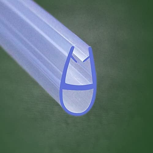 Acezanble Bath Shower Screen Door Seal Strip for 8mm Glass Thickness 12mm Seals Gap (Type 4)