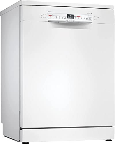 Bosch SMS2HMW03E Serie 2, Lavavajillas Libre Instalación, 60 cm., 14 servicios, HomeConnect, Display+teclas, 3ª bandeja, Blanco, 2023, Clase D