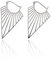 Creolen 925Silber dreieckig Minimal Geo Art Deco