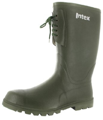 Intex Forstmeister Gummistiefel in Grün 22011 Unisex Gummistiefel, Größe:45