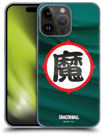 Head Case Designs Officially Licensed Dragon Ball King Piccolo Ma Symbol Iconic Hard Back Case Compatible With Apple iPhone 15 Pro Max