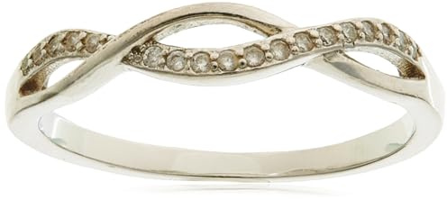 Beneto Ring Silver Ring with Crystals AGG190 - Schaltung: 60 mm sBE0447-60, Estándar, Nicht-Edelmetall, Kein Edelstein