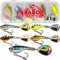 Paradox Fishing Infinity Jig Spinner 5er Set 21g - Spin Jig zum Barsch Angeln Barsch Köder Zander Köder Hecht Köder Spinnerbait Spinn Köder – Barschköder