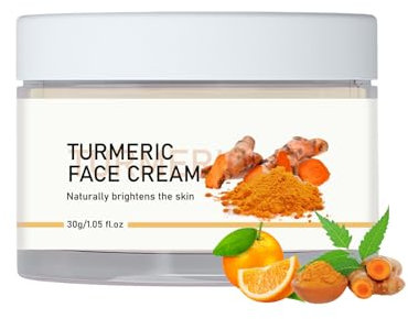 Turmeric Face Cream, Vitamin C Face Cream for Radiant & Glowing, Anti Aging Night Cream, Cream for Women, Firming Vitamin C Moisturiser for Face, Dark Spot Corrector Remover for Face, Smothing Skin