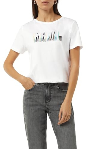 comma Casual Identity T-Shirt White - 42