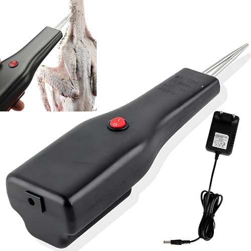 Kelepu Handheld Elektrische Hühnerrupfmaschine für Geflügel | Automatische Geflügelpflücker, Für Hühner Enten Gänse, Federentfernung