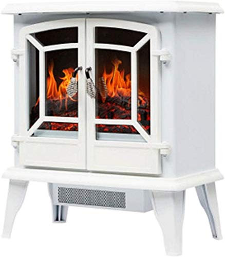 UHJKLA Cheminée à gaz Cheminées Électriques 3D Infrarouge Cheminée Électrique Poêle Portable Intérieur Chauffage Coin Cheminée Électrique