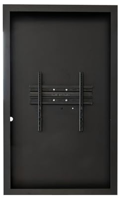 KIMEX - Support TV - avec Caisson de Protection - Installation Murale - pour écran 55 - Compatibilité VESA 200x200 Min - 400x400 Max - 033-2002K