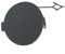 Copertura del gancio di traino del paraurti posteriore per Jeep per Cherokee (14 18), compatibile con parte n. 68203273AE