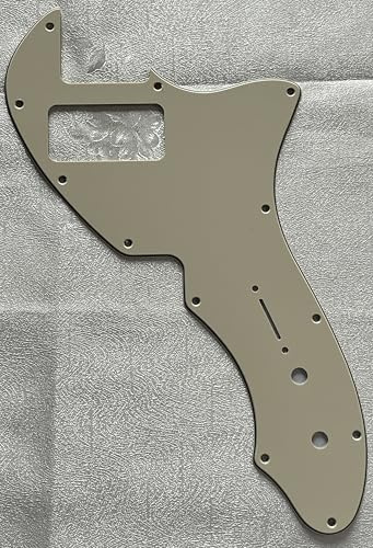 Plektrumschutz für US Fender Telecaster 69 Thinline TV Jones Style Gitarre Pickguard Schlagbrett Schlagplatte (3-lagig, Vintage Gelb)
