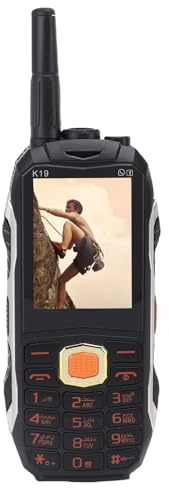 Plyisty GSM Basic Mobiltelefon, 4 SIM -Slots 2,4 -Zoll -HD -Bildschirm 22000mah Big Key Handy, mit Abnehmbaren Antennen, Taschenlampe (EU-Stecker)