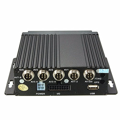 C-FUNN 4Ch Car Fahrzeug Ahd Mobile DVR Real Time Video Audio Recorder Sd-Karte Mit Fernbedienung