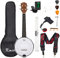 Kmise Banjolele Konzert-Banjo-Ukulele 4 Saiten (MI2423)…