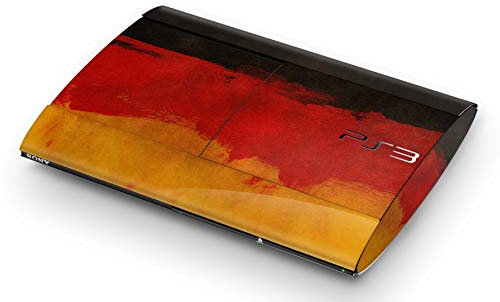 Skins4u Aufkleber Design Schutzfolie Vinyl Skin kompatibel mit Sony PS3 PlayStation 3 Super Slim Deutschland
