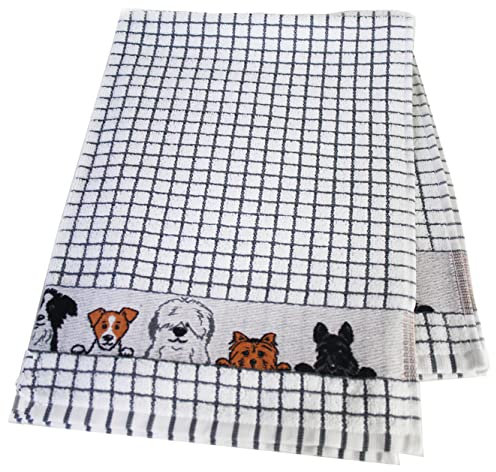 Samuel Lamont Poli-Dri Tea Towel Geschirrtuch, Baumwolle, grau, Einheitsgröße