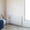 Oval Column Radiator 600x1416mm Horizontal Design Double Central Heating White Rad
