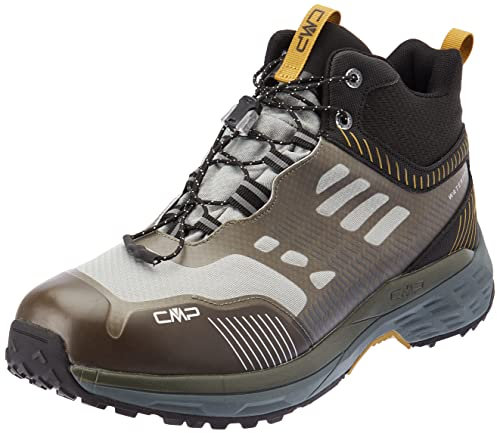 CMP Herren POHLARYS MID WP Hiking Shoes Trekking-Schuhe, Grey-Agave, 43 EU