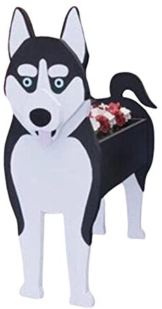 runnerequipment Niedliche Blumentöpfe – Tier-Übertopf Pflanztöpfe – Cartoon-Haustier-Hunde-Blumentopf, Sukkulenten-Kaktus-Pflanzgefäß für Garten, Blume, Kaktus, Luftpflanzen, Büro, Heimdekoration
