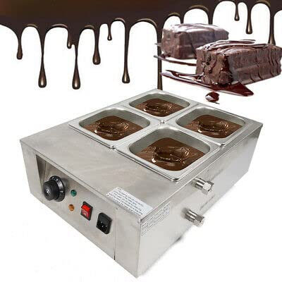 Schoko Fonte électrique à eau au chocolat 220 V 4 pots de chocolat