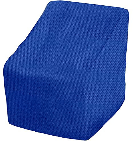 Skyour Copertura per console centrale della barca, resistente, impermeabile, per pontone, barca, copertura protettiva per console marina e rimorchi (blu, S: 61 x 91,4 x 106,7 cm)