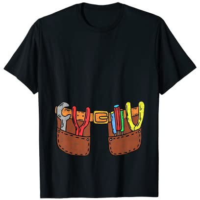 Handyman Craftsman Tool Belt Halloween Costume T-Shirt